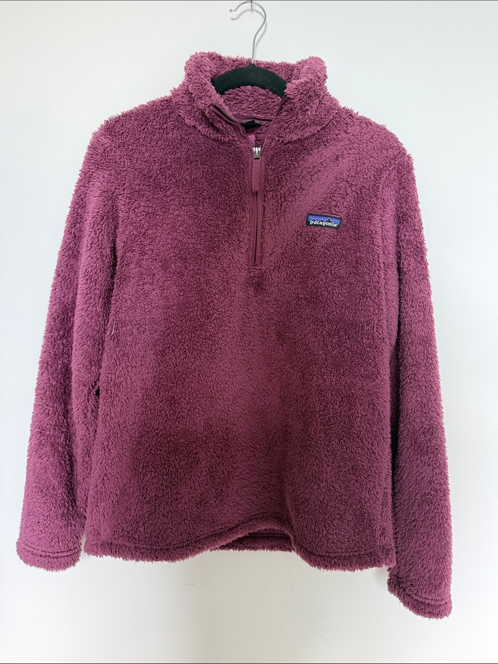 Patagonia Women's Plush Half-Zip Pullover - Mauve Plum